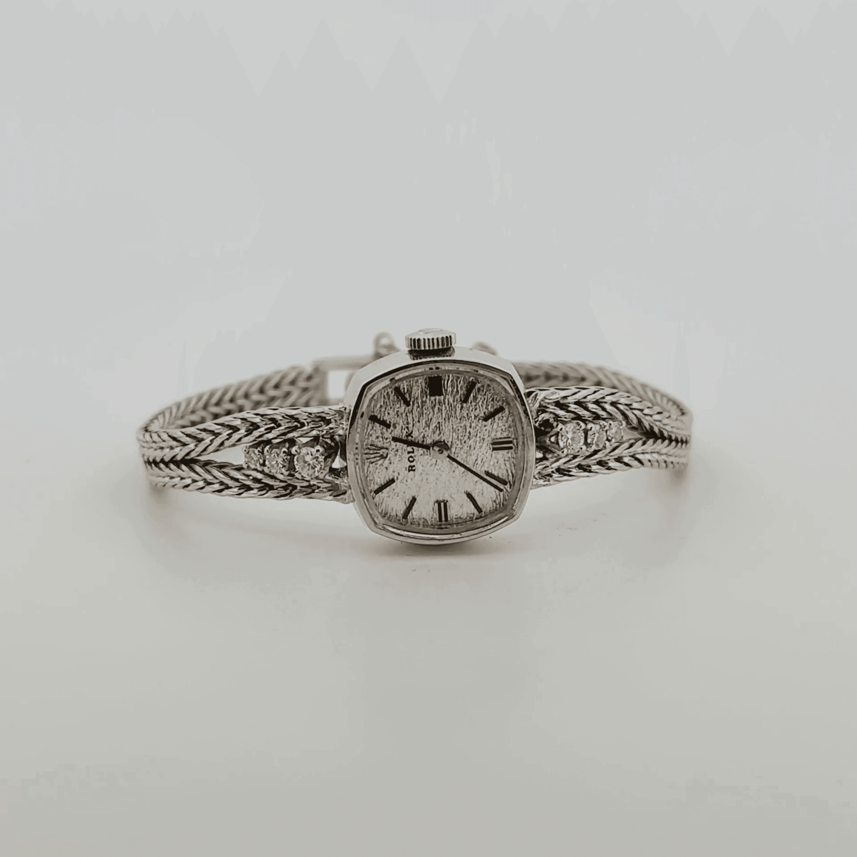 Rolex Ladies Winding 14k White Gold (8271) - Wire/ACH - Image 4