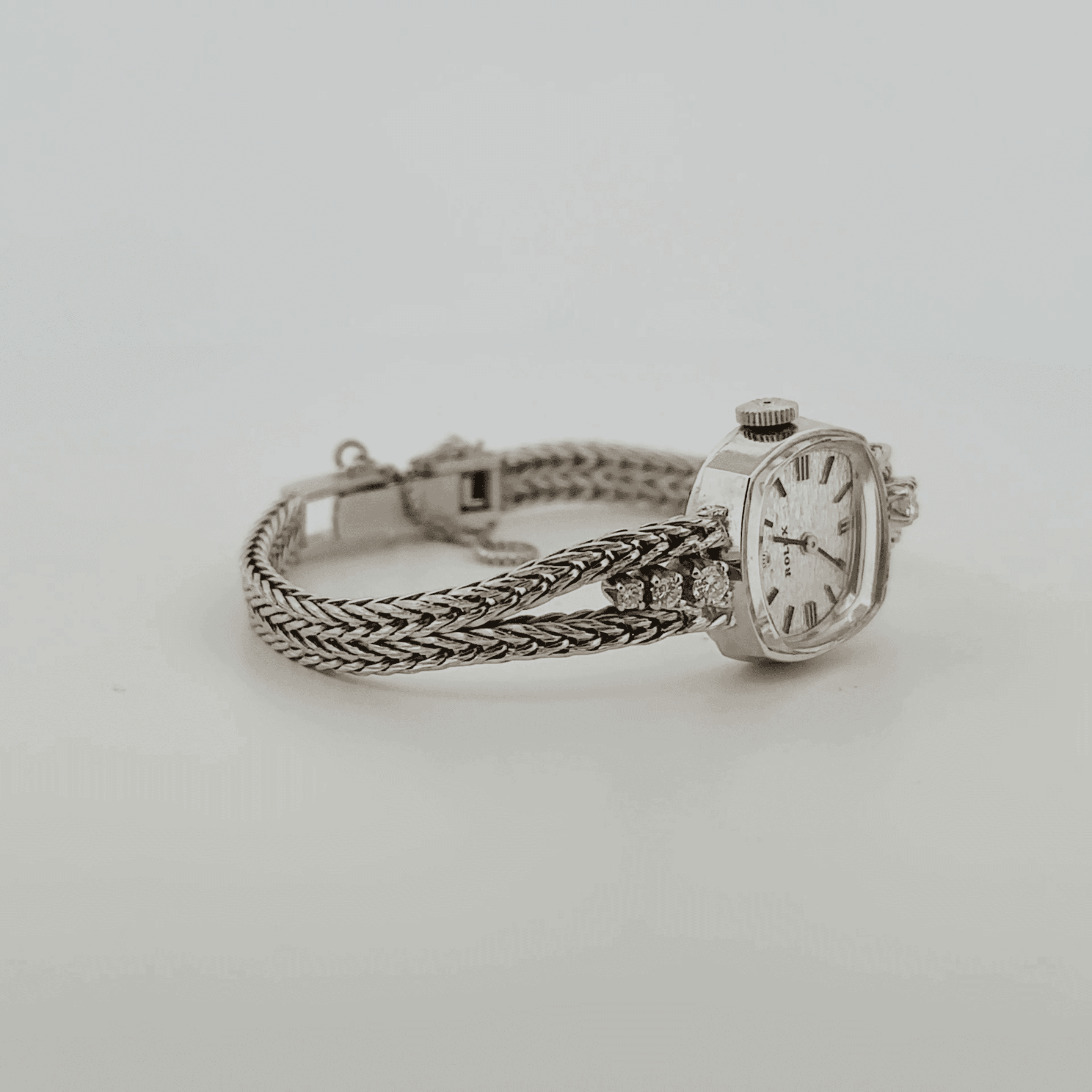 Rolex Ladies Winding 14k White Gold (8271) - Wire/ACH - Image 12