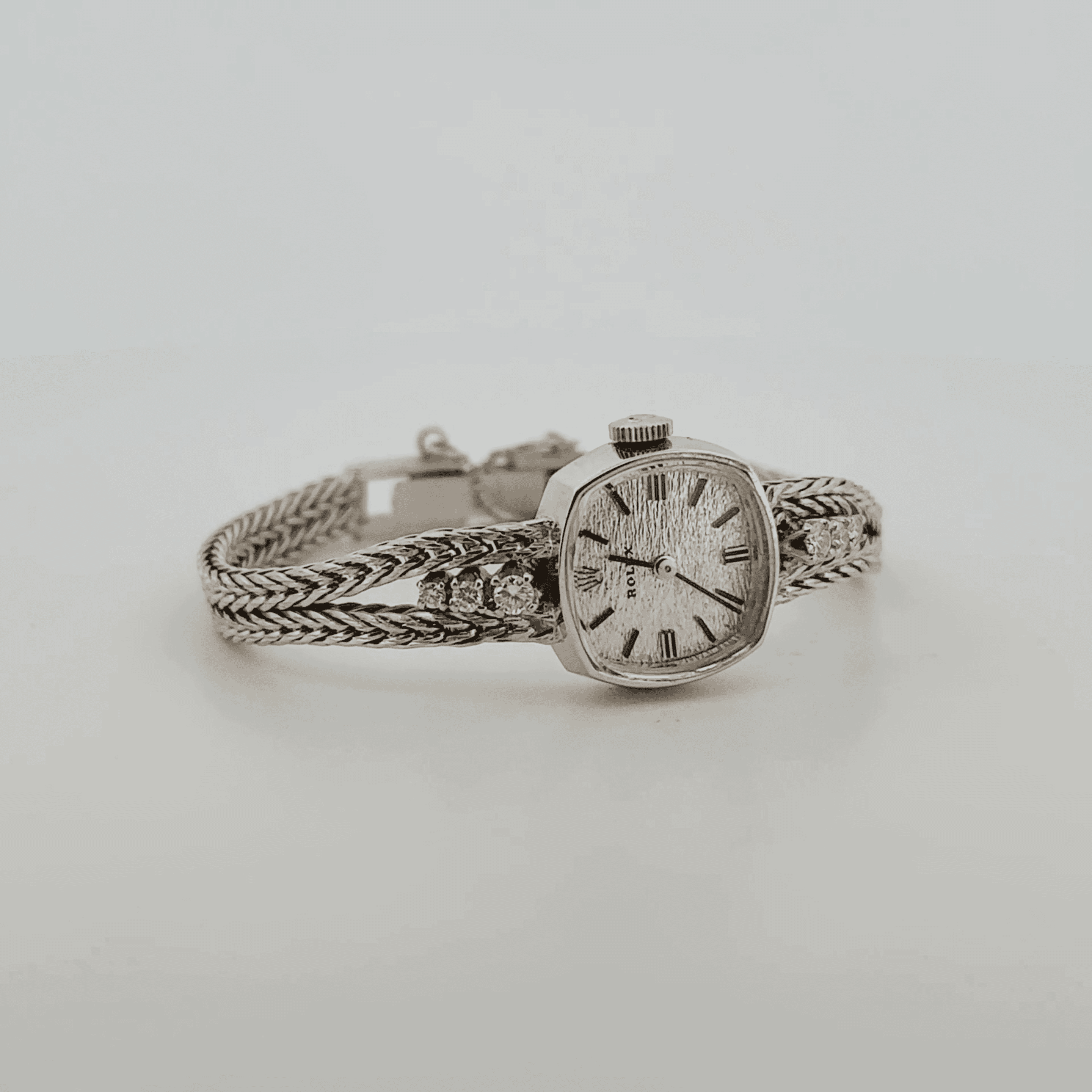 Rolex Ladies Winding 14k White Gold (8271) - Wire/ACH - Image 7