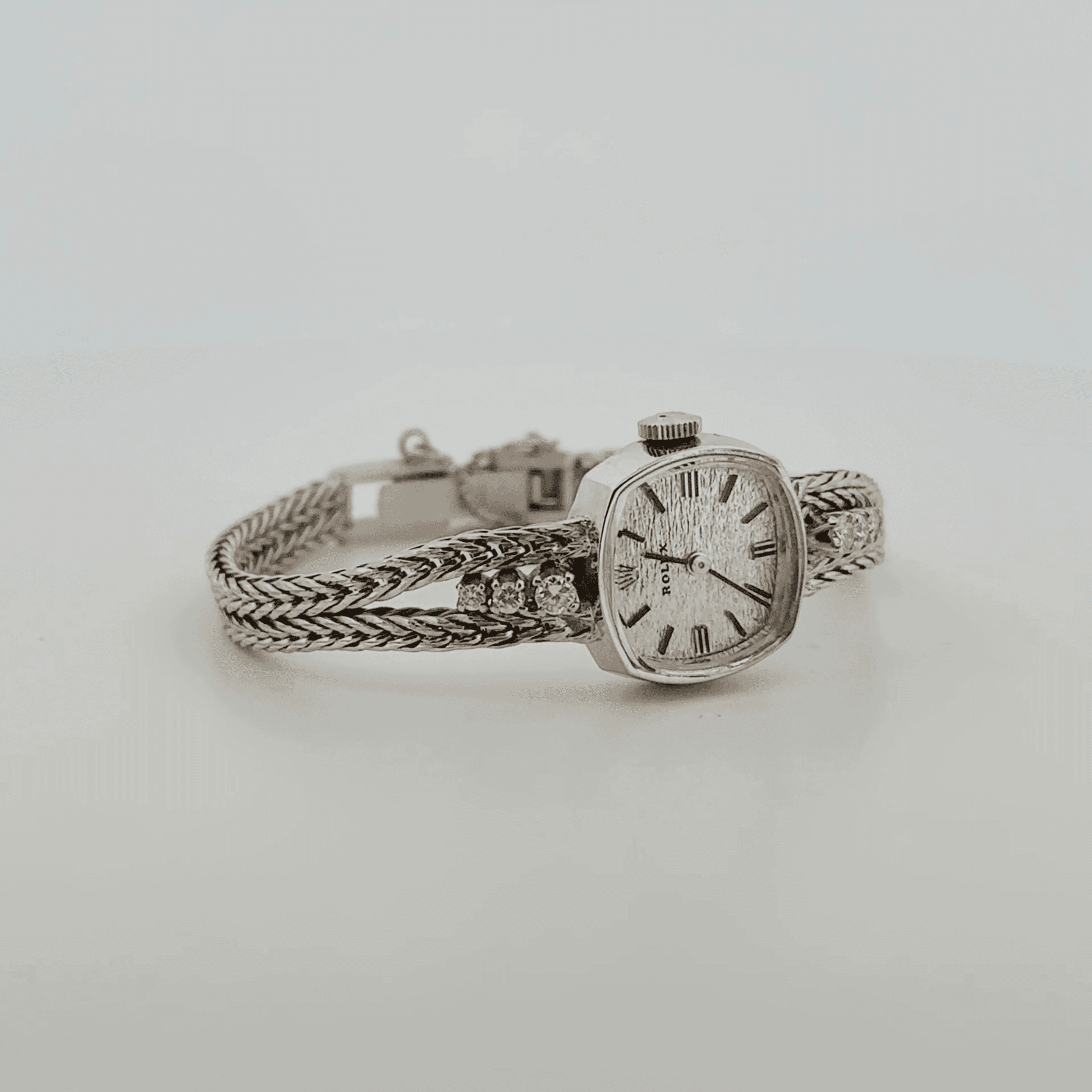 Rolex Ladies Winding 14k White Gold (8271) - Wire/ACH - Image 8