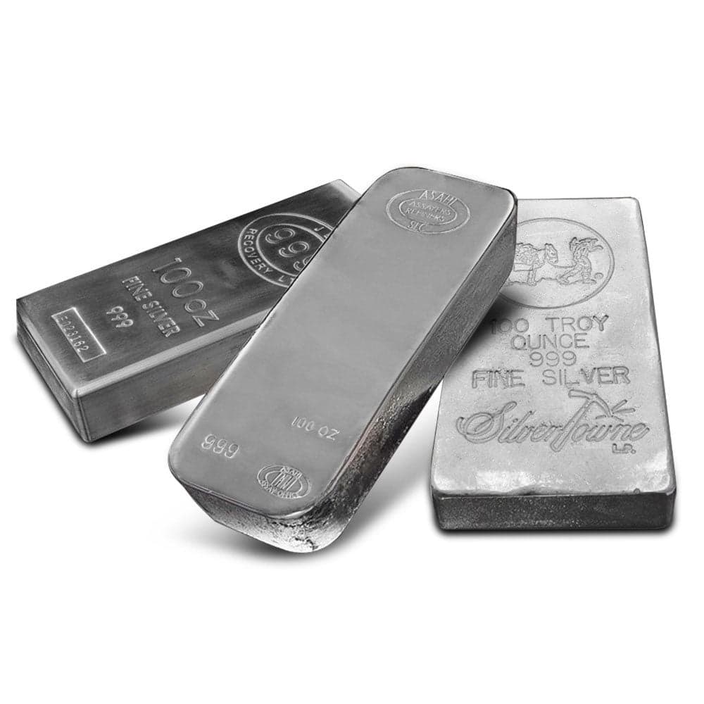 Silver Bar | 100 oz - Wire/ACH - Image 1