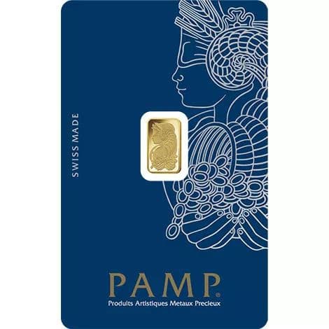 Pamp Suisse Lady Fortuna Gold Bar (In Assay) | 2.5 Gram - Wire/ACH - Image 1