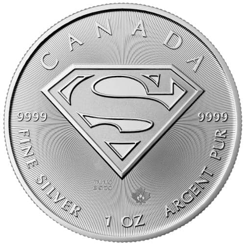 2016 Canadian Silver Superman Shield Coin | 1 oz - Wire/ACH - Image 1